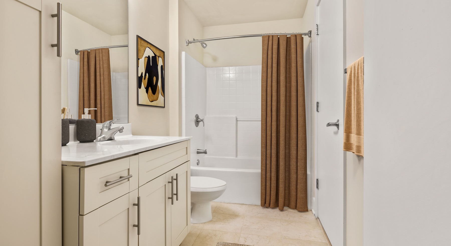 Spacious bathroom options